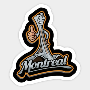 Montreal City Badge Sticker